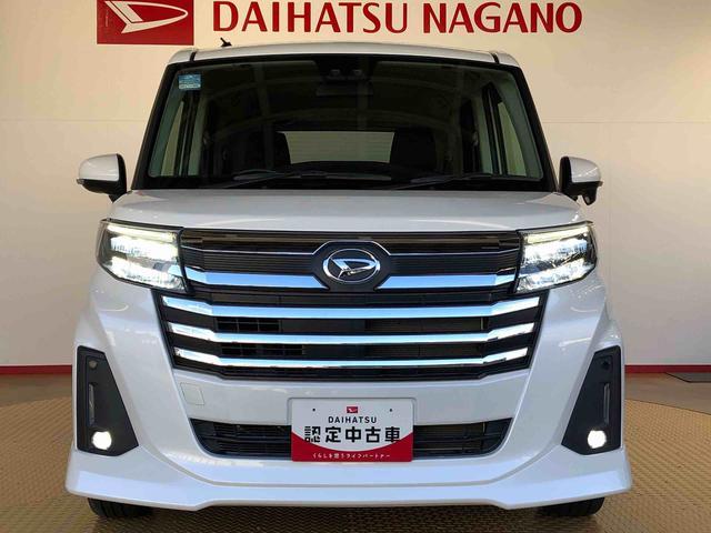 トールカスタムＧ　ターボ２ＷＤ　ターボ　両側電動スライドドア　衝突被害軽減システム　横滑り防止機能　オートライト　オートエアコン　プッシュスタート　スマートキー　アイドリングストップ　電動格納ドアミラー　ＡＢＳ（長野県）の中古車