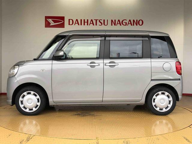 ムーヴキャンバスＧ　ＳＡII４ＷＤ　両側電動スライドドア　オートライト　衝突被害軽減システム　横滑り防止機能　プッシュスタート　スマートキー　オートエアコン　パワーウインドウ　電動格納ドアミラー　アイドリングストップ　ＡＢＳ（長野県）の中古車