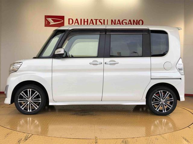 タントカスタムRS SAII4WD ターボ 両側電動スライドドア アイドリングストップ プッシュスタート スマートキー 衝突被害軽減システム 横滑り防止機能 オートライト オートエアコン 電動格納ドアミラー ABS(長野県)の中古車