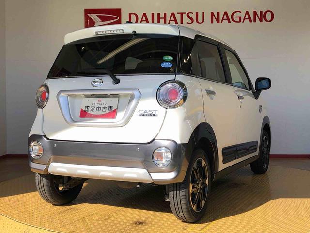 キャストアクティバＧ　ターボ　ＳＡII４ＷＤ　ターボ　衝突被害軽減システム　横滑り防止機能　アイドリングストップ　オートライト　オートエアコン　プッシュスタート　スマートキー　電動格納ドアミラー　パワーウィンドウ　パワステ　ＡＢＳ（長野県）の中古車
