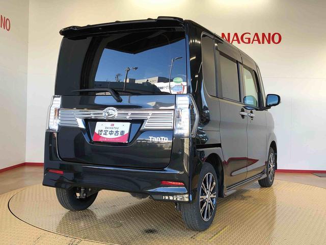 タントカスタムＸ　トップエディションＶＳ　ＳＡIII４ＷＤ　シートヒーター　両側電動スライドドア　アイドリングストップ　プッシュスタート　スマートキー　衝突被害軽減システム　横滑り防止機能　オートライト　オートエアコン　ＡＢＳ（長野県）の中古車