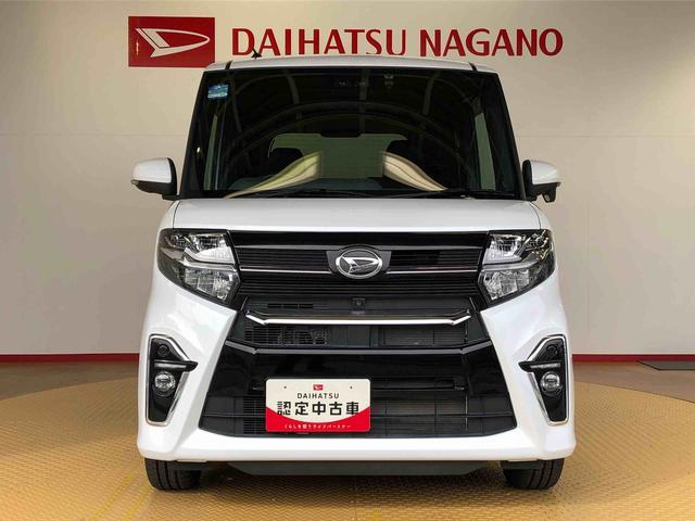 タントカスタムＲＳセレクション４ＷＤ　ターボ　シートヒーター　両側電動スライドドア　アイドリングストップ　プッシュスタート　スマートキー　衝突被害軽減システム　横滑り防止機能　オートライト　オートエアコン　ＡＢＳ（長野県）の中古車