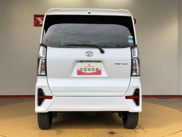 タントカスタムＲＳセレクション４ＷＤ　ターボ　シートヒーター　両側電動スライドドア　アイドリングストップ　プッシュスタート　スマートキー　衝突被害軽減システム　横滑り防止機能　オートライト　オートエアコン　ＡＢＳ（長野県）の中古車
