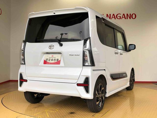 タントカスタムＸスタイルセレクション２ＷＤ　シートヒーター　両側電動スライドドア　アイドリングストップ　プッシュスタート　スマートキー　衝突被害軽減システム　横滑り防止機能　オートライト　オートエアコン　ＡＢＳ（長野県）の中古車