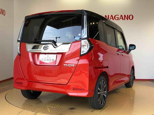 トールカスタムＧ　ターボ２ＷＤ　ターボ　両側電動スライドドア　衝突被害軽減システム　横滑り防止機能　オートライト　オートエアコン　プッシュスタート　スマートキー　アイドリングストップ　電動格納ドアミラー　ＡＢＳ（長野県）の中古車