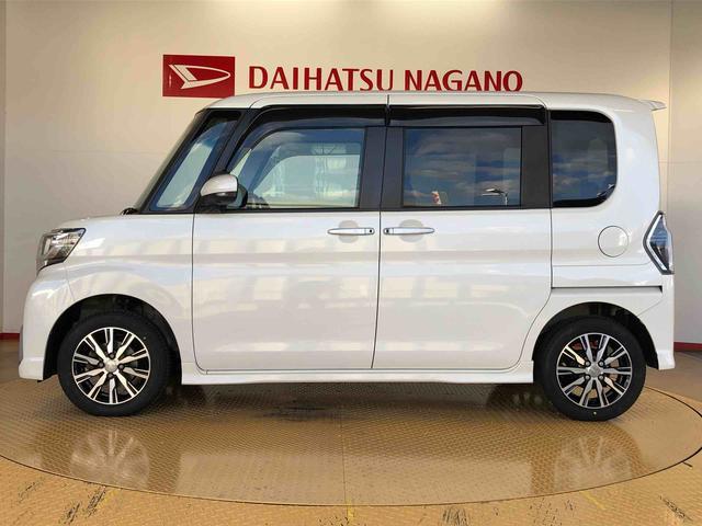 タントカスタムＸ　トップエディションＶＳ　ＳＡIII４ＷＤ　両側電動スライドドア　アイドリングストップ　プッシュスタート　スマートキー　衝突被害軽減システム　横滑り防止機能　オートライト　オートエアコン　電動格納ドアミラー　ＡＢＳ（長野県）の中古車