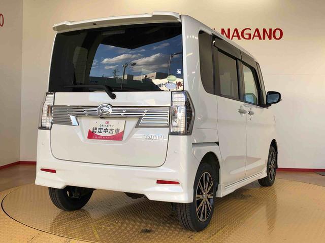 タントカスタムＸ　トップエディションＶＳ　ＳＡIII４ＷＤ　両側電動スライドドア　アイドリングストップ　プッシュスタート　スマートキー　衝突被害軽減システム　横滑り防止機能　オートライト　オートエアコン　電動格納ドアミラー　ＡＢＳ（長野県）の中古車