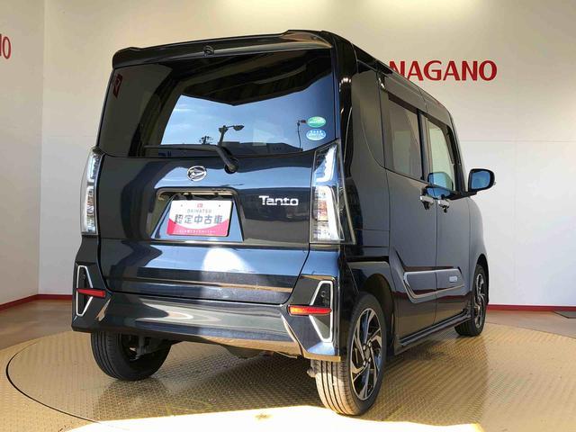 タントカスタムＲＳスタイルセレクション４ＷＤ　ターボ　シートヒーター　両側電動スライドドア　アイドリングストップ　プッシュスタート　スマートキー　衝突被害軽減システム　横滑り防止機能　オートライト　オートエアコン　ＡＢＳ（長野県）の中古車