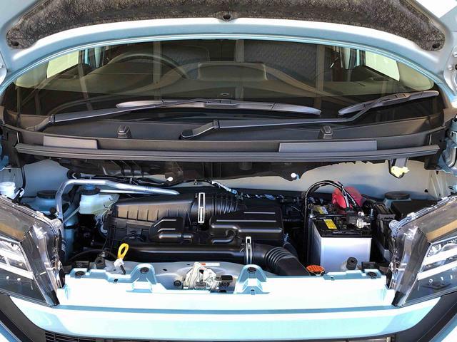 ムーヴＧ２ＷＤ　片側電動スライドドア　アイドリングストップ　プッシュスタート　スマートキー　衝突被害軽減システム　横滑り防止機能　オートライト　フォグランプ　オートエアコン　ＡＢＳ　新品ナビ（長野県）の中古車