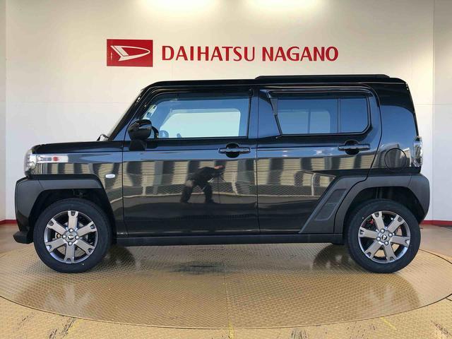 タフトGターボ2WD ターボ スカイルーフ プッシュスタート スマートキー オートライト オートエアコン 電動パーキングブレーキ 衝突被害軽減システム 横滑り防止機能 アイドリングストップ シートヒーター ABS(長野県)の中古車