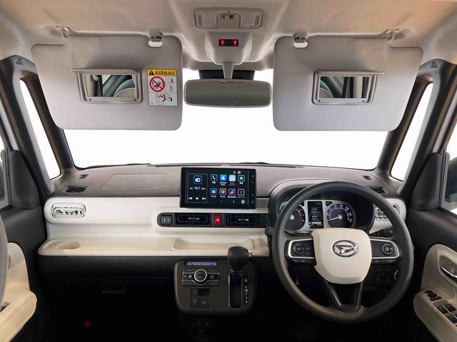 ムーヴキャンバスストライプスＧターボ４ＷＤ　ターボ　　両側電動スライドドア　オートライト　衝突被害軽減システム　横滑り防止機能　シートヒーター　プッシュスタート　スマートキー　オートエアコン　アイドリングストップ　ＡＢＳ（長野県）の中古車