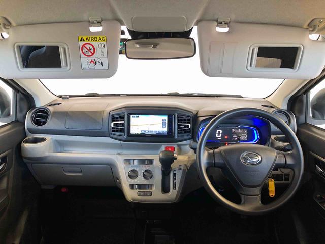 ミライースX SAIII2WD アイドリングストップ キーレスエントリー 衝突被害軽減システム 横滑り防止機能 電動格納ドアミラー オートライト マニュアルエアコン パワステ パワーウインドウ ABS 新品ナビ(長野県)の中古車