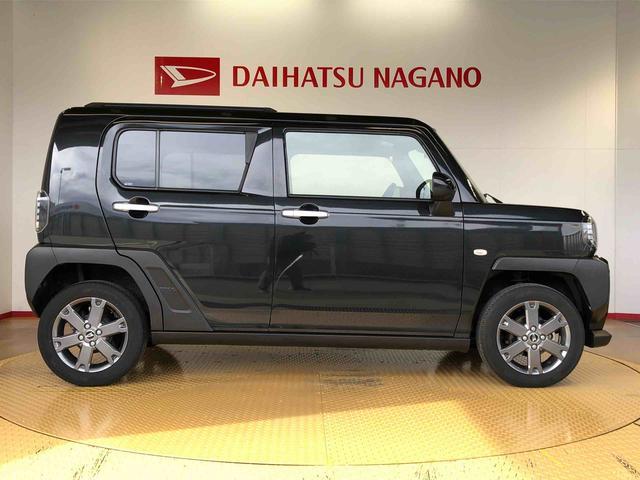 タフトGターボ2WD ターボ スカイルーフ プッシュスタート スマートキー オートライト オートエアコン 電動パーキングブレーキ 衝突被害軽減システム 横滑り防止機能 シートヒーター 新品ナビ(長野県)の中古車