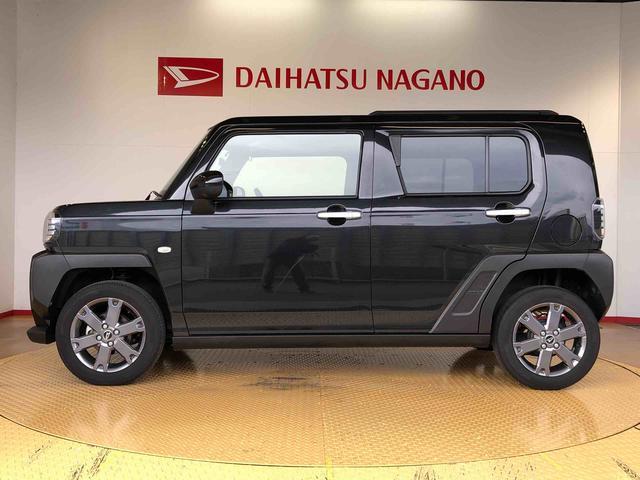 タフトGターボ2WD ターボ スカイルーフ プッシュスタート スマートキー オートライト オートエアコン 電動パーキングブレーキ 衝突被害軽減システム 横滑り防止機能 シートヒーター 新品ナビ(長野県)の中古車