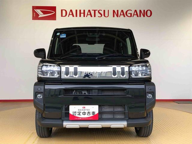 タフトＧターボ　クロムベンチャー４ＷＤ　ターボ　スカイルーフ　　プッシュスタート　スマートキー　オートライト　オートエアコン　電動パーキングブレーキ　衝突被害軽減システム　横滑り防止機能　　シートヒーター　新品ナビ（長野県）の中古車