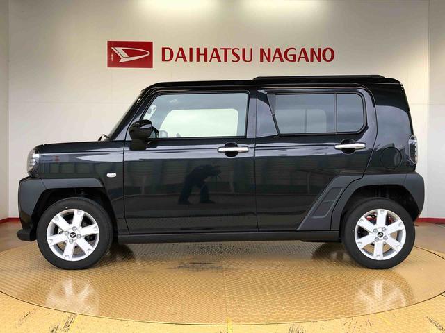 タフトＧターボ　クロムベンチャー４ＷＤ　ターボ　スカイルーフ　　プッシュスタート　スマートキー　オートライト　オートエアコン　電動パーキングブレーキ　衝突被害軽減システム　横滑り防止機能　　シートヒーター　新品ナビ（長野県）の中古車