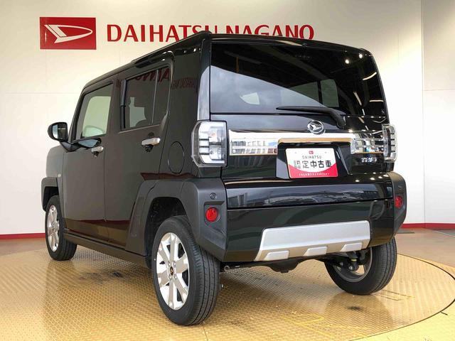 タフトＧターボ　クロムベンチャー４ＷＤ　ターボ　スカイルーフ　　プッシュスタート　スマートキー　オートライト　オートエアコン　電動パーキングブレーキ　衝突被害軽減システム　横滑り防止機能　　シートヒーター　新品ナビ（長野県）の中古車