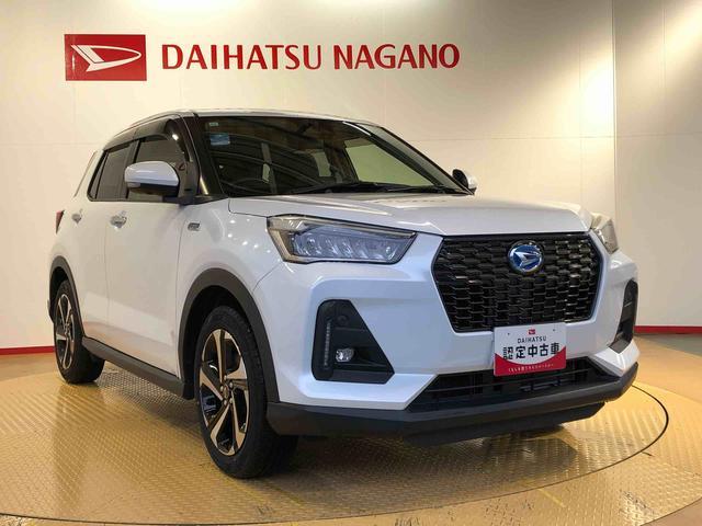 ロッキープレミアムＧ　ＨＥＶ２ＷＤ　クルーズコントロール　衝突被害軽減システム　横滑り防止機能　シートヒーター　オートライト　オートエアコン　プッシュスタート　スマートキー　アイドリングストップ　電動格納ドアミラー　ＡＢＳ（長野県）の中古車