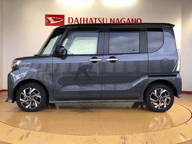 タントカスタムＸ４ＷＤ　シートヒーター　両側電動スライドドア　アイドリングストップ　プッシュスタート　スマートキー　衝突被害軽減システム　横滑り防止機能　オートライト　オートエアコン　ＡＢＳ（長野県）の中古車