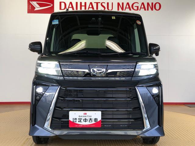 タントカスタムＸ４ＷＤ　シートヒーター　両側電動スライドドア　アイドリングストップ　プッシュスタート　スマートキー　衝突被害軽減システム　横滑り防止機能　オートライト　オートエアコン　ＡＢＳ（長野県）の中古車