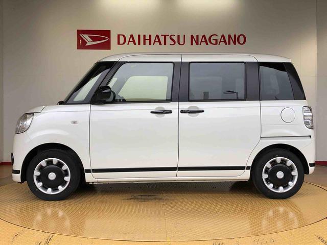 ムーヴキャンバスGブラックアクセントVS SAIII4WD 両側電動スライドドア オートライト 衝突被害軽減システム 横滑り防止機能 プッシュスタート スマートキー オートエアコン パワーウインドウ 電動格納ドアミラー アイドリングストップ ABS(長野県)の中古車