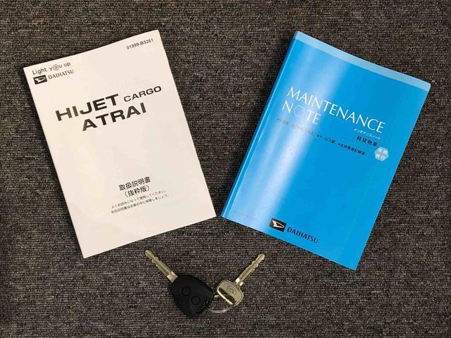 ハイゼットカーゴＤＸ４ＷＤ　ＡＭ／ＦＭラジオ　　マニュアルエアコン　パワーステアリング　パワードアロック　キーレスエントリー　衝突被害軽減システム　横滑り防止機能　アイドリングストップ　オートライト　ＡＢＳ（長野県）の中古車