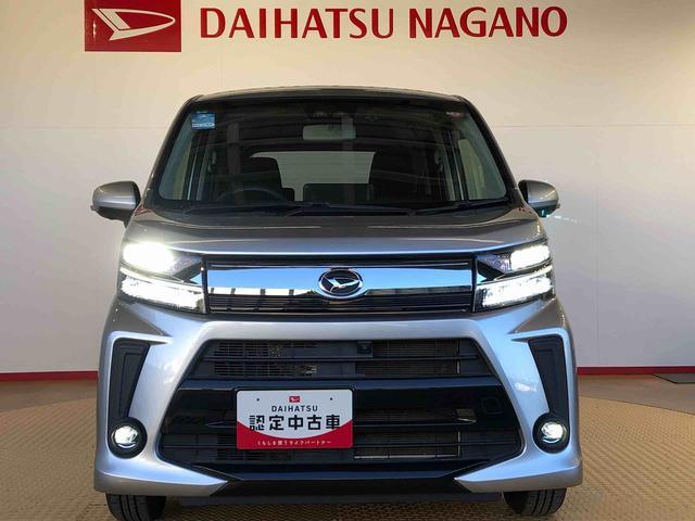 ムーヴカスタム Xリミテッド SAIII4WD 衝突被害軽減システム 横滑り防止機能 アイドリングストップ オートライト プッシュスタート スマートキー オートエアコン パワステ パワーウインドウ 電動格納ドアミラー ABS(長野県)の中古車