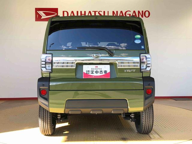 タフトＧターボ２ＷＤ　ターボ　スカイルーフ　　プッシュスタート　スマートキー　オートライト　オートエアコン　電動パーキングブレーキ　衝突被害軽減システム　横滑り防止機能　アイドリングストップ　シートヒーター　ＡＢＳ（長野県）の中古車