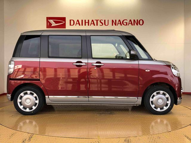 ムーヴキャンバスＸメイクアップリミテッド　ＳＡIII４ＷＤ　両側電動スライドドア　オートライト　衝突被害軽減システム　横滑り防止機能　プッシュスタート　スマートキー　オートエアコン　パワーウインドウ　電動格納ドアミラー　アイドリングストップ　ＡＢＳ（長野県）の中古車