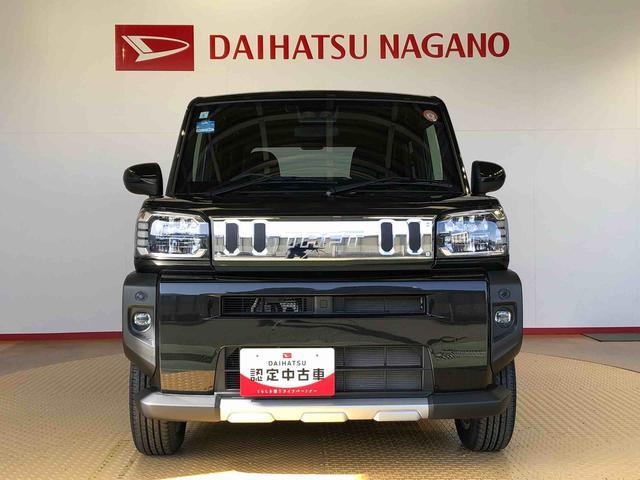 タフトGターボ クロムベンチャー4WD ターボ スカイルーフ プッシュスタート スマートキー オートライト オートエアコン 電動パーキングブレーキ 衝突被害軽減システム 横滑り防止機能 アイドリングストップ シートヒーター ABS(長野県)の中古車