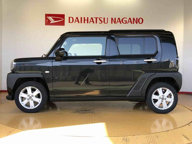 タフトGターボ クロムベンチャー4WD ターボ スカイルーフ プッシュスタート スマートキー オートライト オートエアコン 電動パーキングブレーキ 衝突被害軽減システム 横滑り防止機能 アイドリングストップ シートヒーター ABS(長野県)の中古車