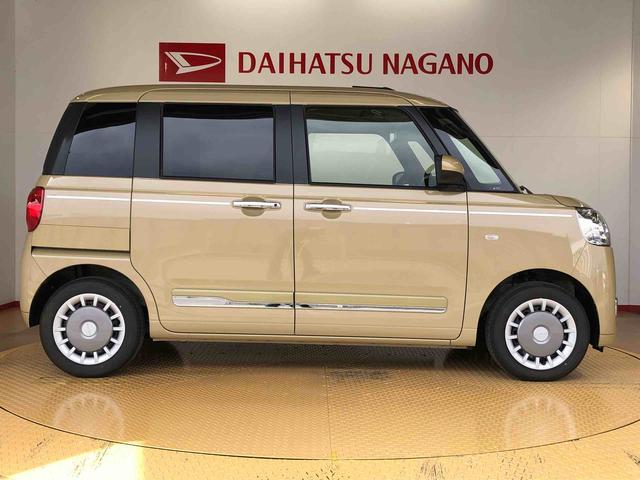 ムーヴキャンバスセオリーＧ２ＷＤ　両側電動スライドドア　オートライト　衝突被害軽減システム　横滑り防止機能　プッシュスタート　スマートキー　オートエアコン　電動格納ドアミラー　アイドリングストップ　ＡＢＳ（長野県）の中古車