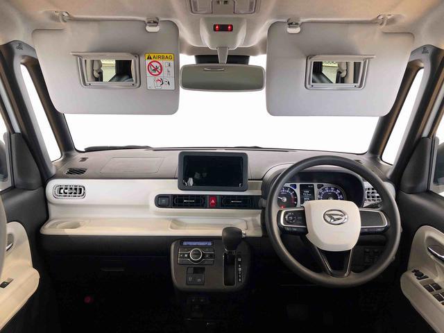 ムーヴキャンバスストライプスＧ２ＷＤ　両側電動スライドドア　オートライト　衝突被害軽減システム　横滑り防止機能　プッシュスタート　スマートキー　オートエアコン　電動格納ドアミラー　アイドリングストップ　ＡＢＳ（長野県）の中古車