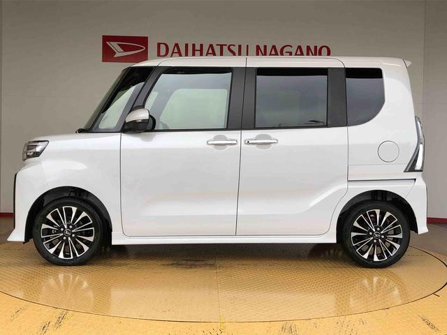 タントカスタムRS4WD ターボ シートヒーター 両側電動スライドドア アイドリングストップ プッシュスタート スマートキー 衝突被害軽減システム 横滑り防止機能 オートライト オートエアコン ABS(長野県)の中古車