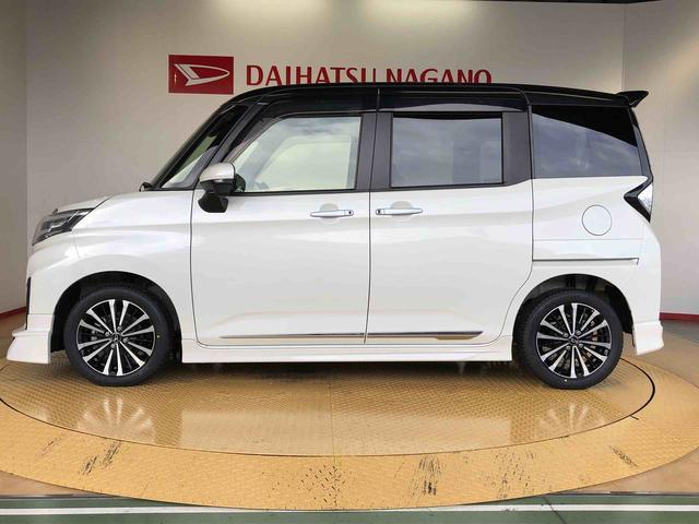 トールカスタムＧ　ターボ２ＷＤ　ターボ　両側電動スライドドア　衝突被害軽減システム　横滑り防止機能　オートライト　オートエアコン　プッシュスタート　スマートキー　アイドリングストップ　電動格納ドアミラー　ＡＢＳ（長野県）の中古車