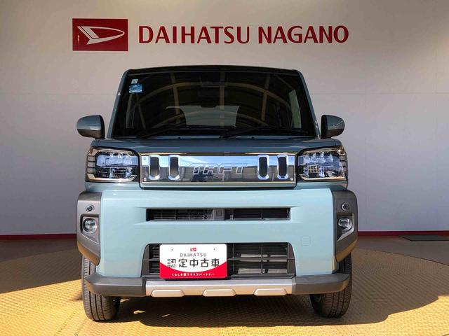 タフトG クロムベンチャー4WD スカイルーフ プッシュスタート スマートキー オートライト オートエアコン 電動パーキングブレーキ 衝突被害軽減システム 横滑り防止機能 アイドリングストップ ABS(長野県)の中古車