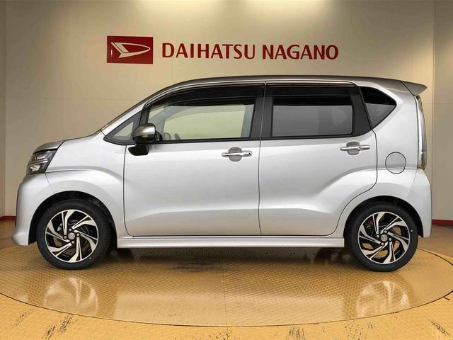 ムーヴカスタム　ＲＳ　ハイパーリミテッドＳＡIII２ＷＤ　ターボ　衝突被害軽減システム　横滑り防止機能　アイドリングストップ　オートライト　プッシュスタート　スマートキー　オートエアコン　パワステ　パワーウインドウ　電動格納ドアミラー　ＡＢＳ（長野県）の中古車