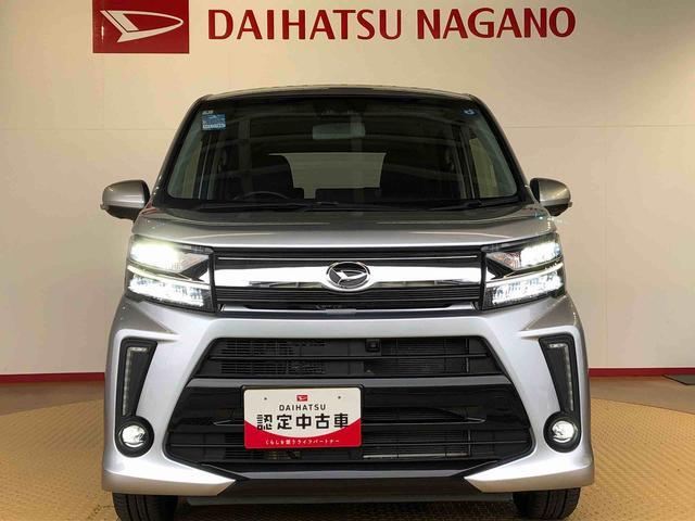 ムーヴカスタム　ＲＳ　ハイパーリミテッドＳＡIII２ＷＤ　ターボ　衝突被害軽減システム　横滑り防止機能　アイドリングストップ　オートライト　プッシュスタート　スマートキー　オートエアコン　パワステ　パワーウインドウ　電動格納ドアミラー　ＡＢＳ（長野県）の中古車