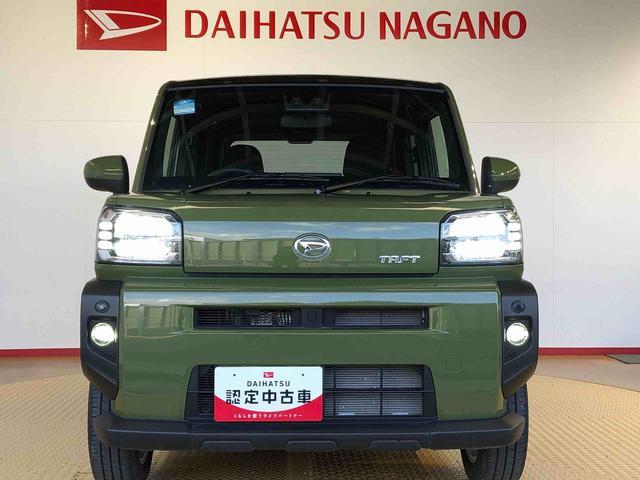 タフトＧ２ＷＤ　スカイルーフ　　プッシュスタート　スマートキー　オートライト　オートエアコン　電動パーキングブレーキ　衝突被害軽減システム　横滑り防止機能　アイドリングストップ　ＡＢＳ（長野県）の中古車