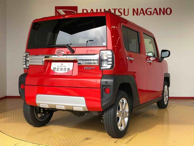 タフトＧターボ　クロムベンチャー４ＷＤ　ターボ　スカイルーフ　　プッシュスタート　スマートキー　オートライト　オートエアコン　電動パーキングブレーキ　衝突被害軽減システム　横滑り防止機能　アイドリングストップ　シートヒーター　ＡＢＳ（長野県）の中古車