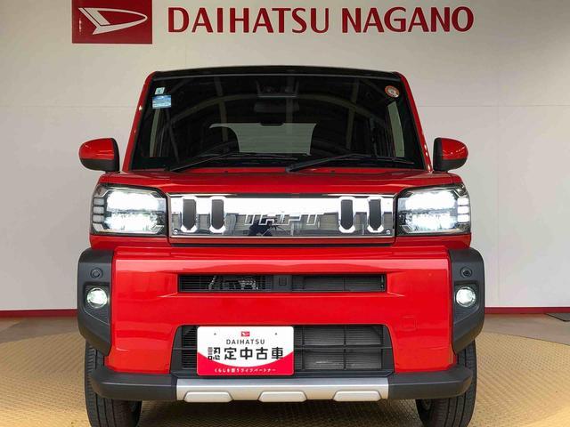 タフトＧターボ　クロムベンチャー４ＷＤ　ターボ　スカイルーフ　　プッシュスタート　スマートキー　オートライト　オートエアコン　電動パーキングブレーキ　衝突被害軽減システム　横滑り防止機能　アイドリングストップ　シートヒーター　ＡＢＳ（長野県）の中古車