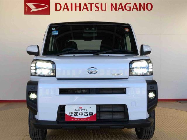 タフトＧ２ＷＤ　スカイルーフ　　プッシュスタート　スマートキー　オートライト　オートエアコン　電動パーキングブレーキ　衝突被害軽減システム　横滑り防止機能　アイドリングストップ　ＡＢＳ（長野県）の中古車