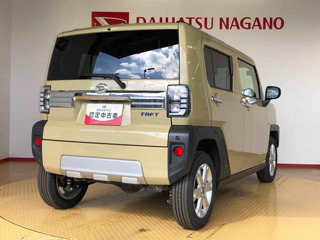 タフトＧターボ　クロムベンチャー４ＷＤ　ターボ　スカイルーフ　　プッシュスタート　スマートキー　オートライト　オートエアコン　電動パーキングブレーキ　衝突被害軽減システム　横滑り防止機能　アイドリングストップ　シートヒーター　ＡＢＳ（長野県）の中古車