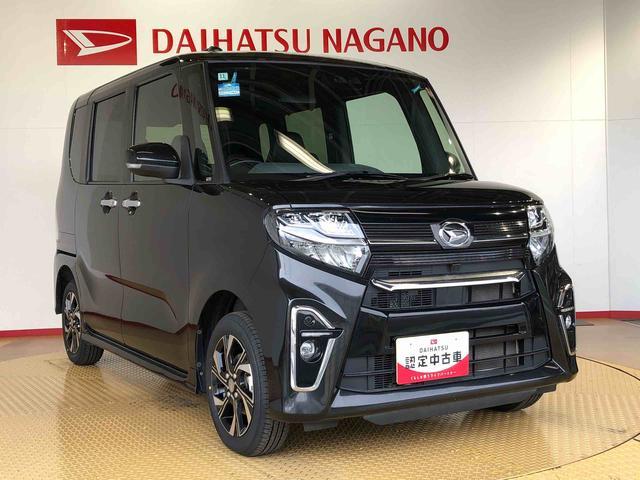 タントカスタムＸセレクション４ＷＤ　シートヒーター　両側電動スライドドア　アイドリングストップ　プッシュスタート　スマートキー　衝突被害軽減システム　横滑り防止機能　オートライト　オートエアコン　ＡＢＳ（長野県）の中古車