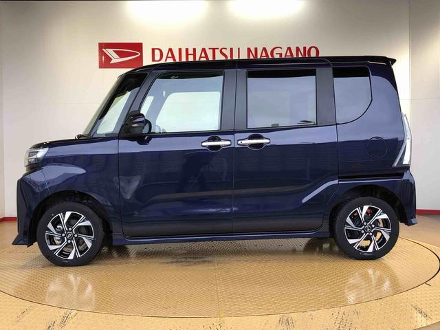 タントカスタムＸ４ＷＤ　シートヒーター　両側電動スライドドア　アイドリングストップ　プッシュスタート　スマートキー　衝突被害軽減システム　横滑り防止機能　オートライト　オートエアコン　ＡＢＳ（長野県）の中古車