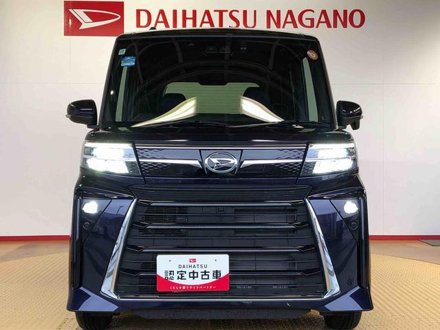 タントカスタムＸ４ＷＤ　シートヒーター　両側電動スライドドア　アイドリングストップ　プッシュスタート　スマートキー　衝突被害軽減システム　横滑り防止機能　オートライト　オートエアコン　ＡＢＳ（長野県）の中古車