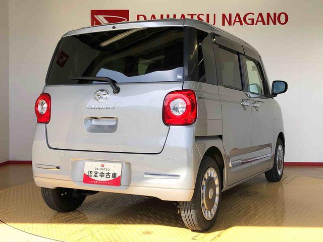 ムーヴキャンバスセオリーＧターボ２ＷＤ　ターボ　両側電動スライドドア　オートライト　衝突被害軽減システム　横滑り防止装置　プッシュスタート　スマートキー　オートエアコン　電動格納ドアミラー　アイドリングストップ　ＡＢＳ（長野県）の中古車