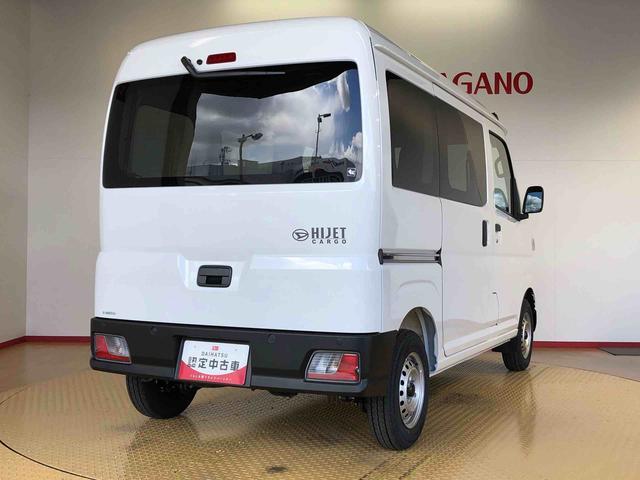 ハイゼットカーゴＤＸ４ＷＤ　ＡＭ／ＦＭラジオ　　マニュアルエアコン　パワーステアリング　パワードアロック　キーレスエントリー　衝突被害軽減システム　横滑り防止機能　アイドリングストップ　オートライト　ＡＢＳ（長野県）の中古車