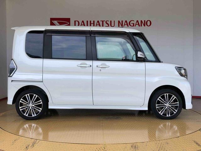 タントカスタムＲＳ　トップエディションＳＡII４ＷＤ　ターボ　両側電動スライドドア　アイドリングストップ　プッシュスタート　スマートキー　衝突被害軽減システム　横滑り防止機能　オートライト　オートエアコン　電動格納ドアミラー　ＡＢＳ（長野県）の中古車