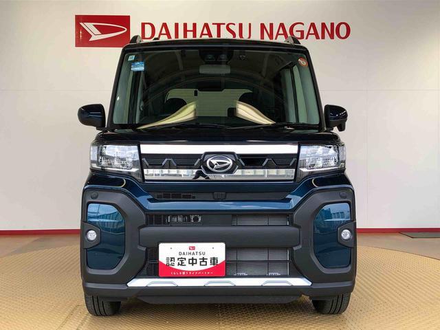 タントファンクロスターボ4WD ターボ シートヒーター 両側電動スライドドア アイドリングストップ プッシュスタート スマートキー 衝突被害軽減システム 横滑り防止機能 オートライト オートエアコン ABS(長野県)の中古車